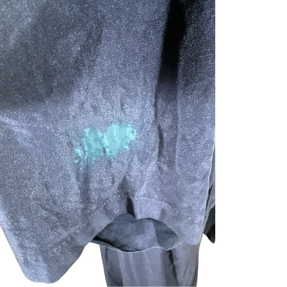 Vintage 70’s Orange Navy Blue Velour After Hours Diplomat House Robe - Picture 4 of 6